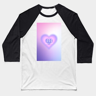 Angel Number 444 Heart Aura Baseball T-Shirt